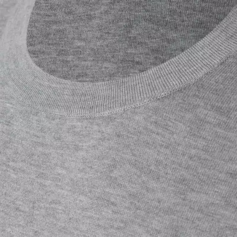 Solid Crewneck Knitwear Pull Over