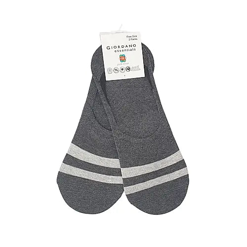 2 Pack Anti-Slip Invisible Ankle Socks