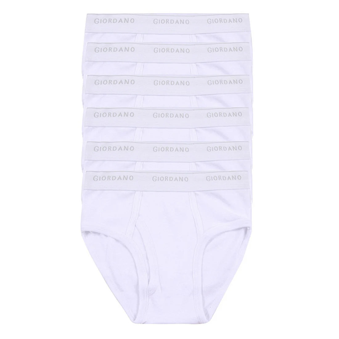 Cotton Solid Classic Brief (6 Pcs)