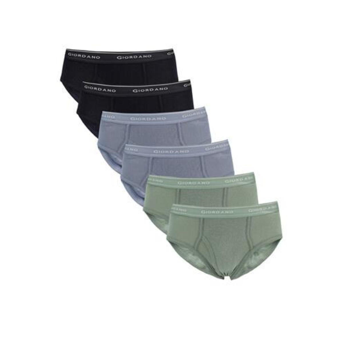 Cotton Solid Classic Brief (6 Pcs)
