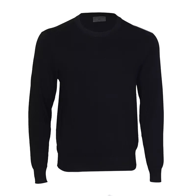 Solid Crewneck Knitwear Pull Over