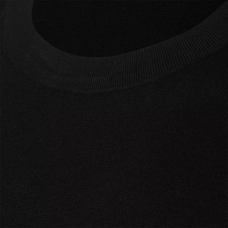 Solid Crewneck Knitwear Pull Over