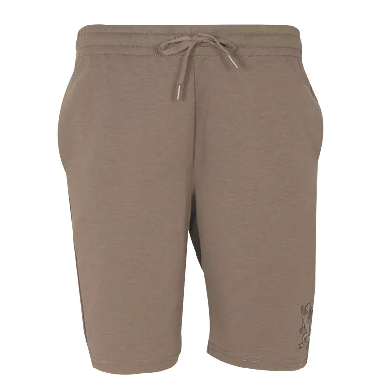 Embroidered 3D Lion Logo Short