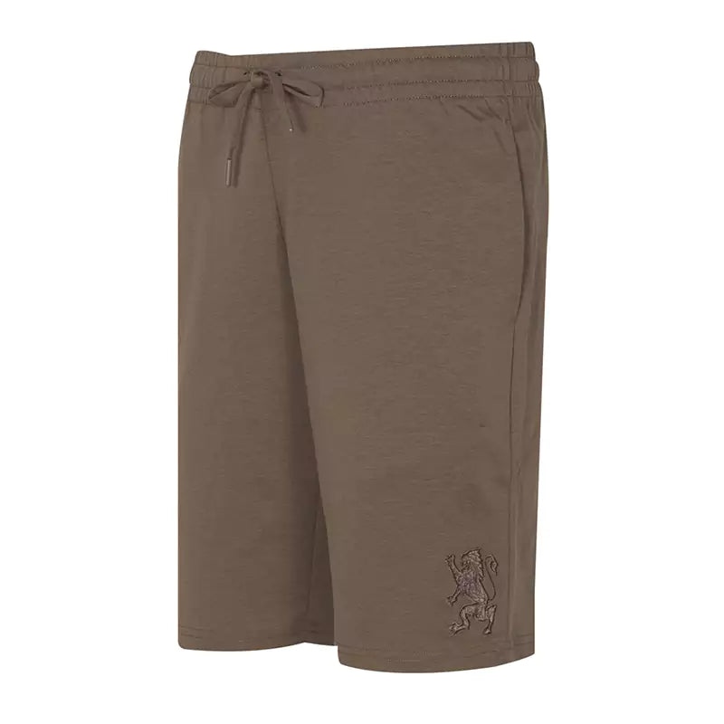 Embroidered 3D Lion Logo Short