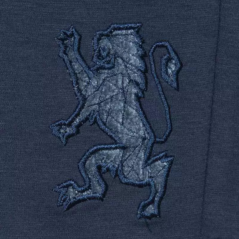 Embroidered 3D Lion Logo Short