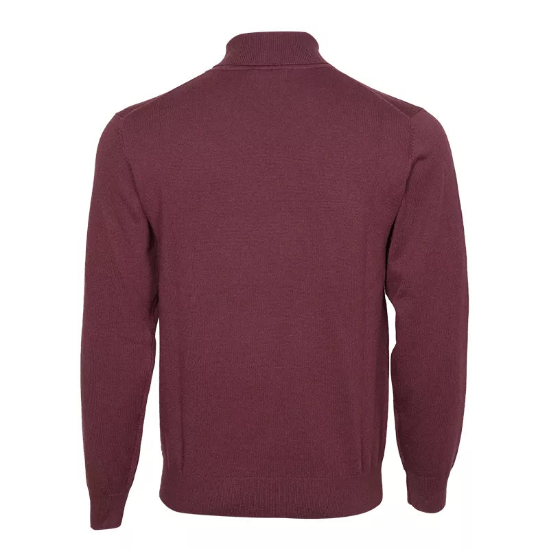 Solid High Neck Anti-Static Sweater