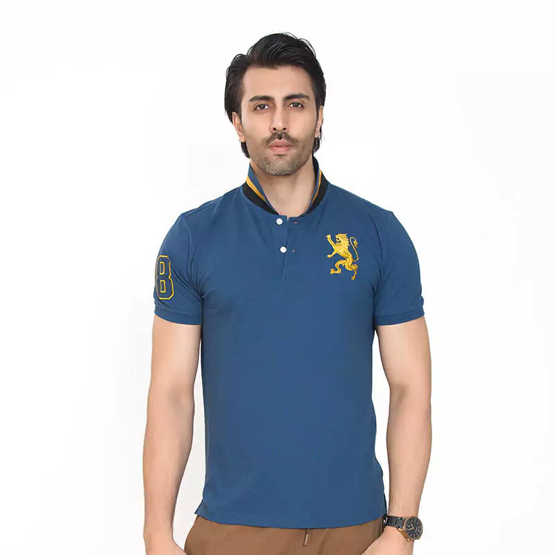 3D Lion Polo (Slim Fit) (CL)