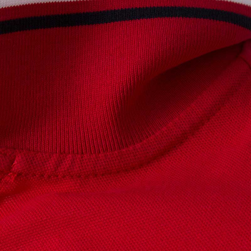 Solid Cotton Lycra Polo (Double Piping) (CL)