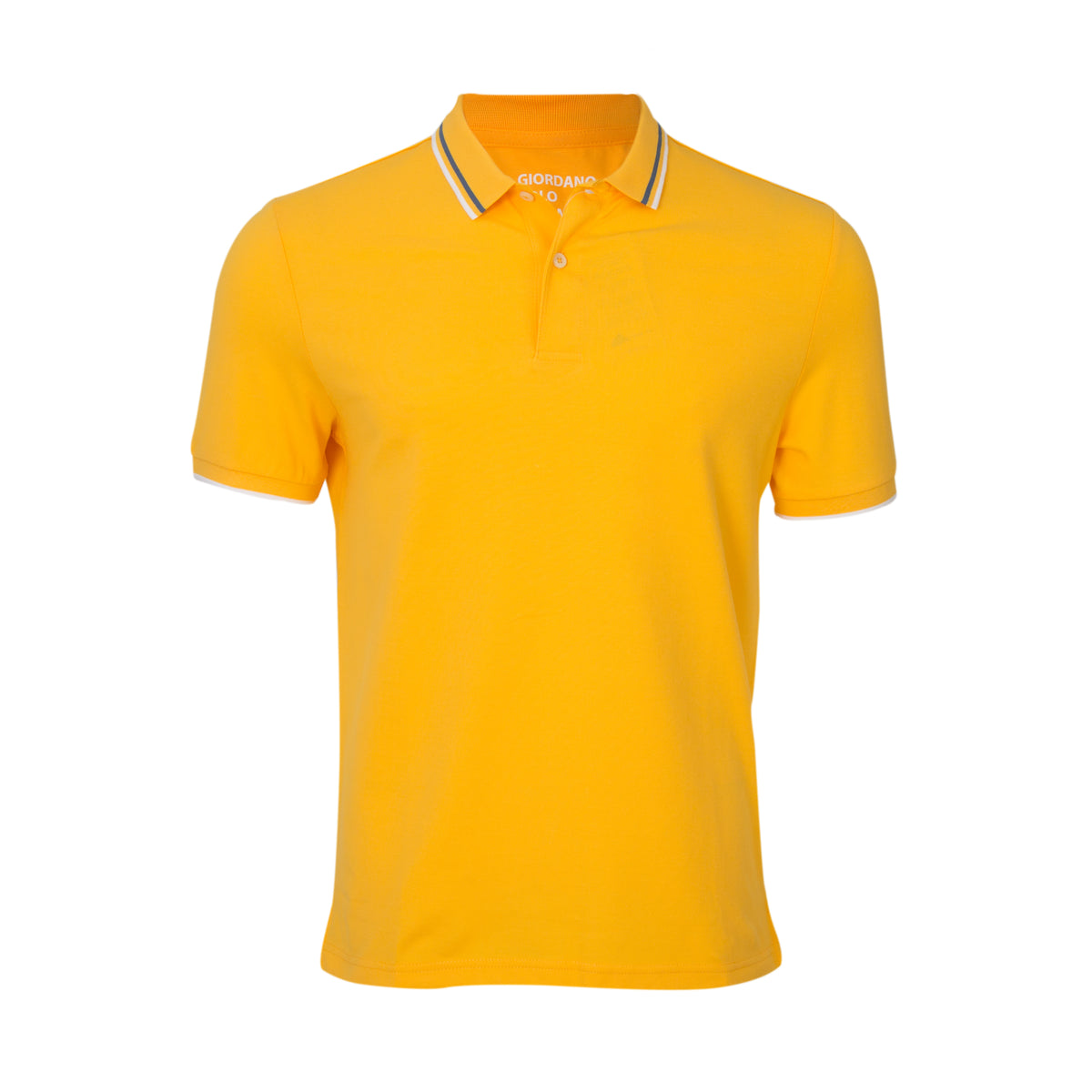 Solid Cotton Lycra Polo (Double Piping) (CL)