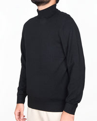 Solid High Neck Anti-Static Sweater