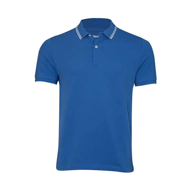 Solid Cotton Lycra Polo (Double Piping)