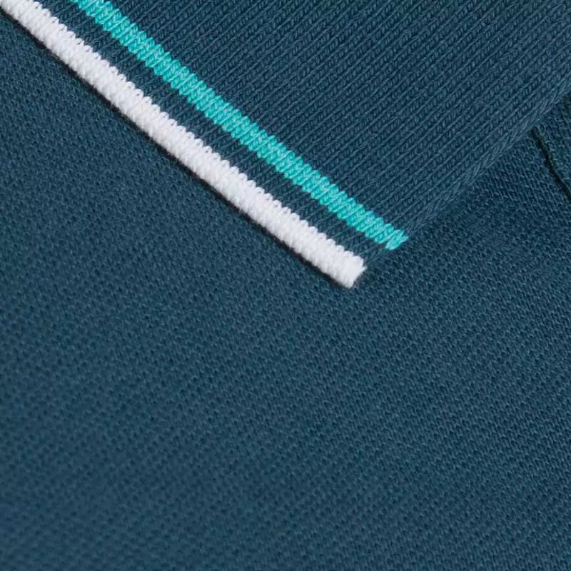 Solid Cotton Lycra Polo (Double-Piping)