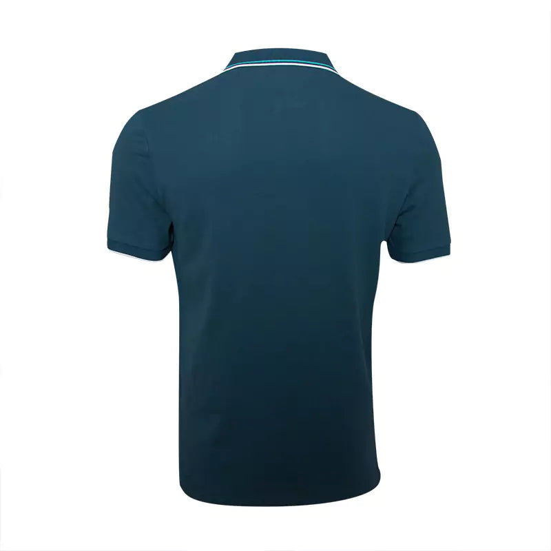 Solid Cotton Lycra Polo (Double-Piping)