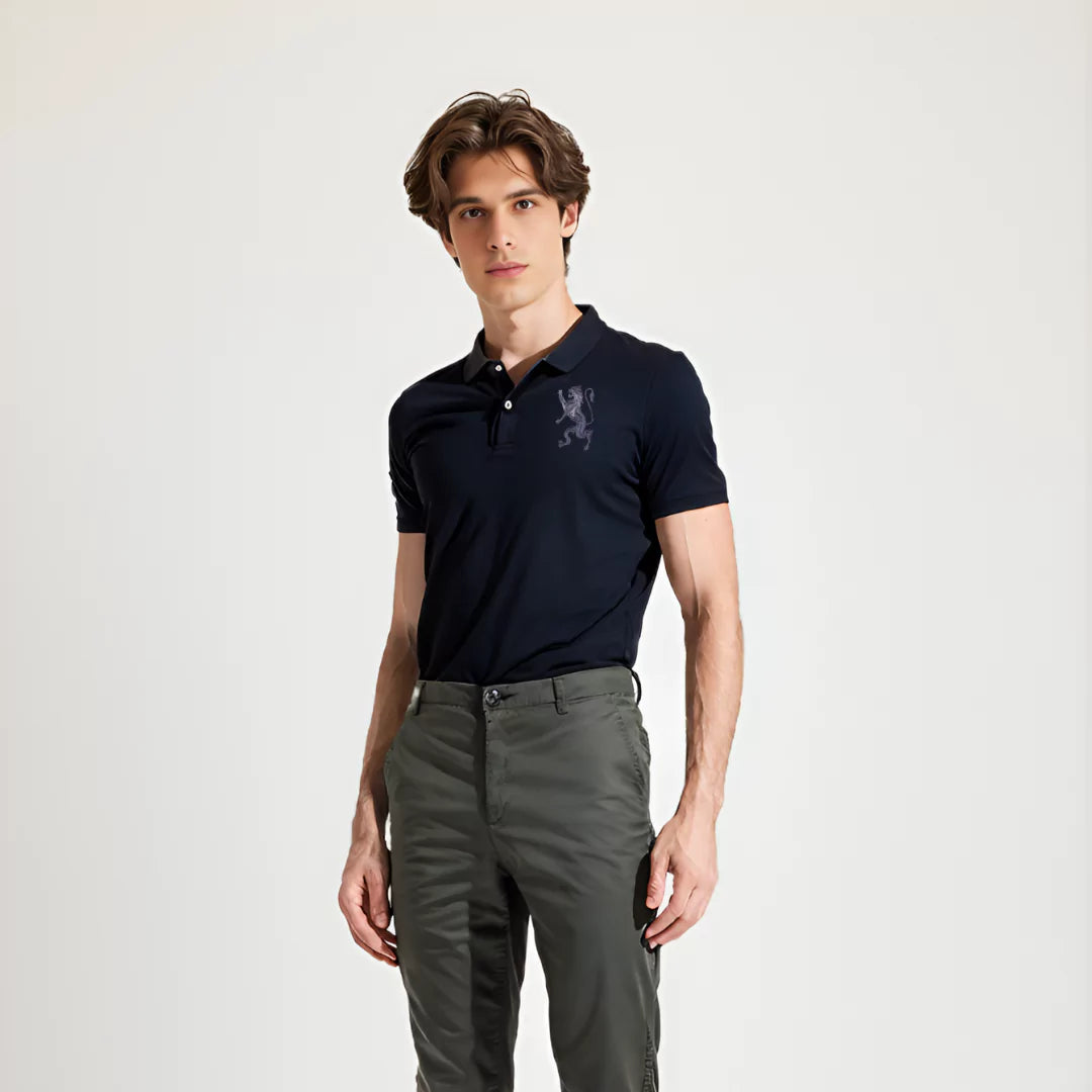 3D Lion Polo (Slim Fit) (CL)