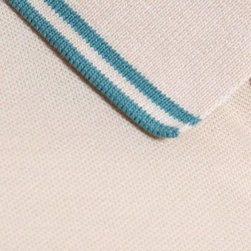 Solid Cotton Lycra Polo (Double-Piping)
