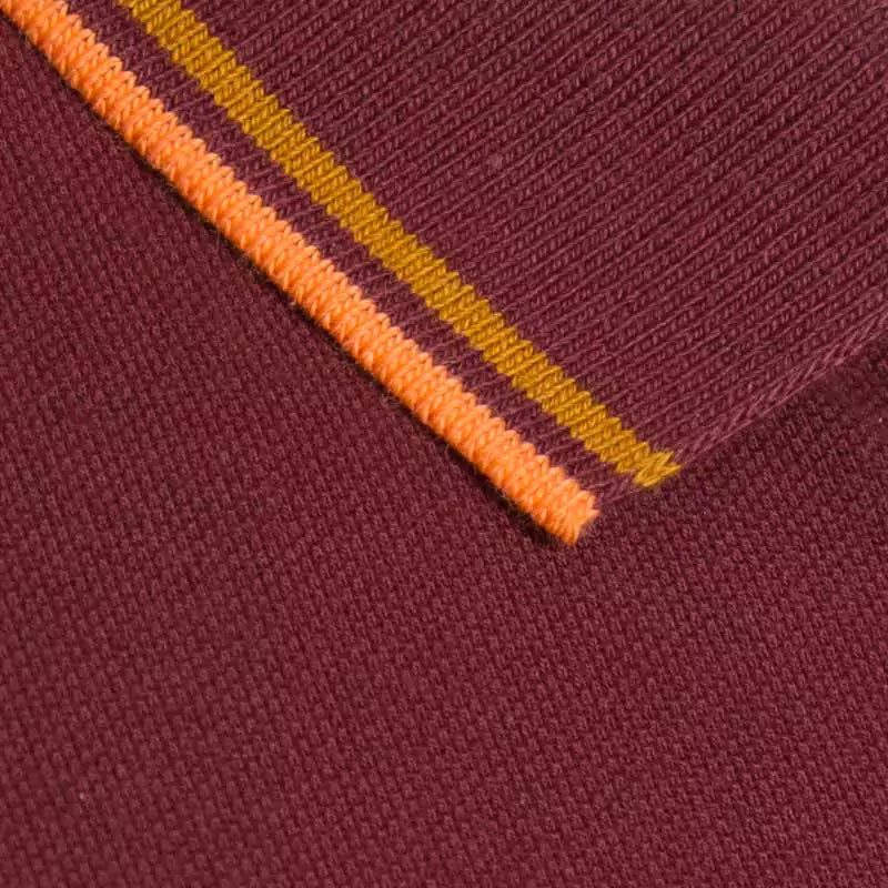 Solid Cotton Lycra Polo (Double-Piping)