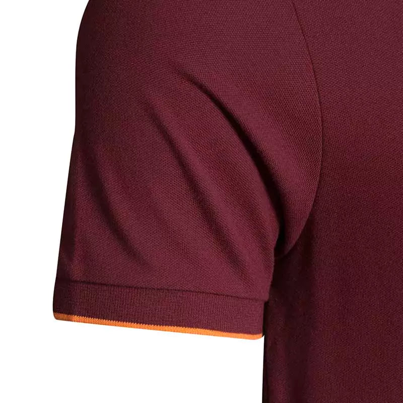 Solid Cotton Lycra Polo (Double-Piping)
