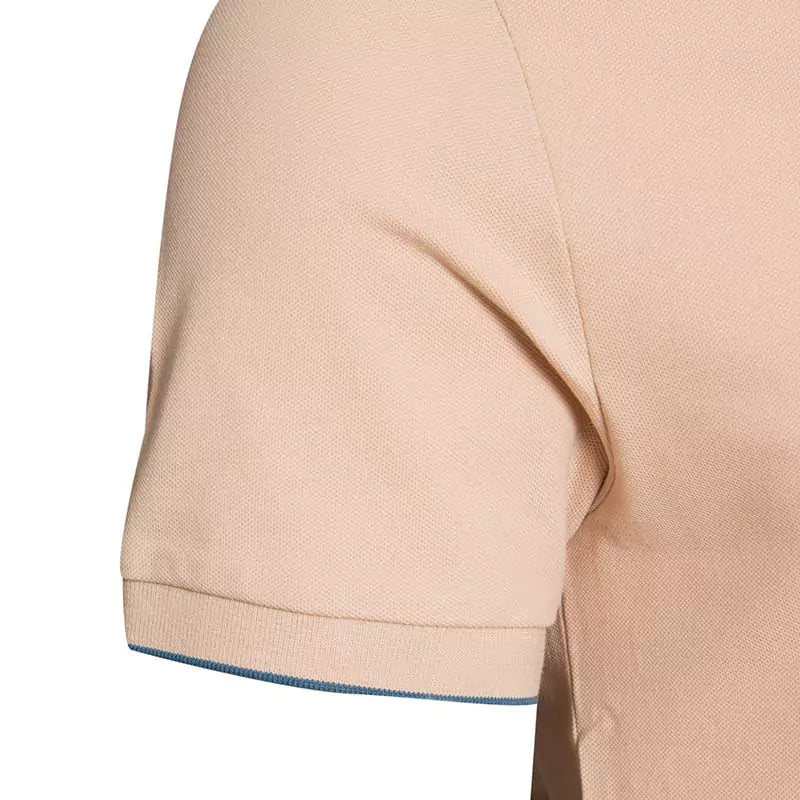 Solid Cotton Lycra Polo (Double-Piping)