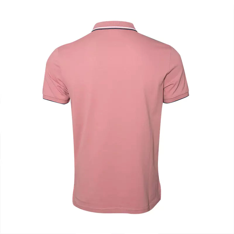 Solid Cotton Lycra Polo (Double-Piping)