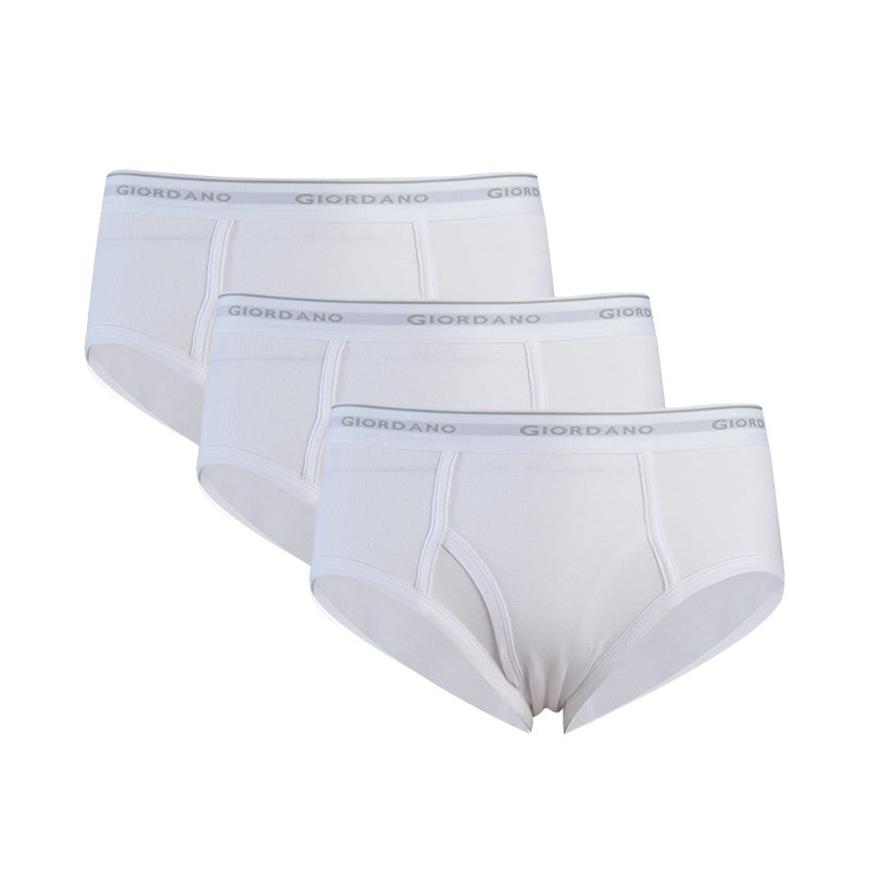 Cotton Solid Classic Brief (6 Pcs)