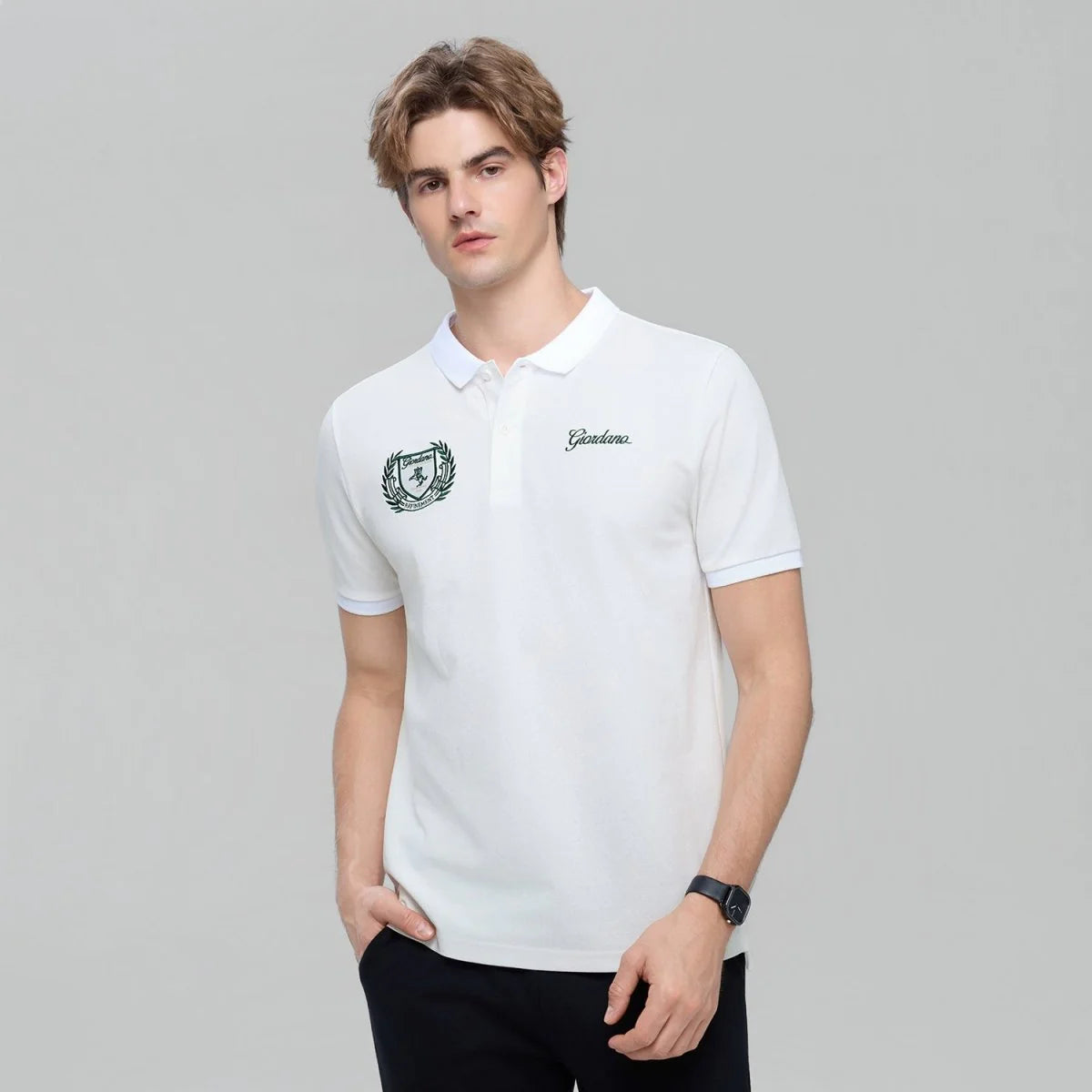 Club House Embroidered Polo