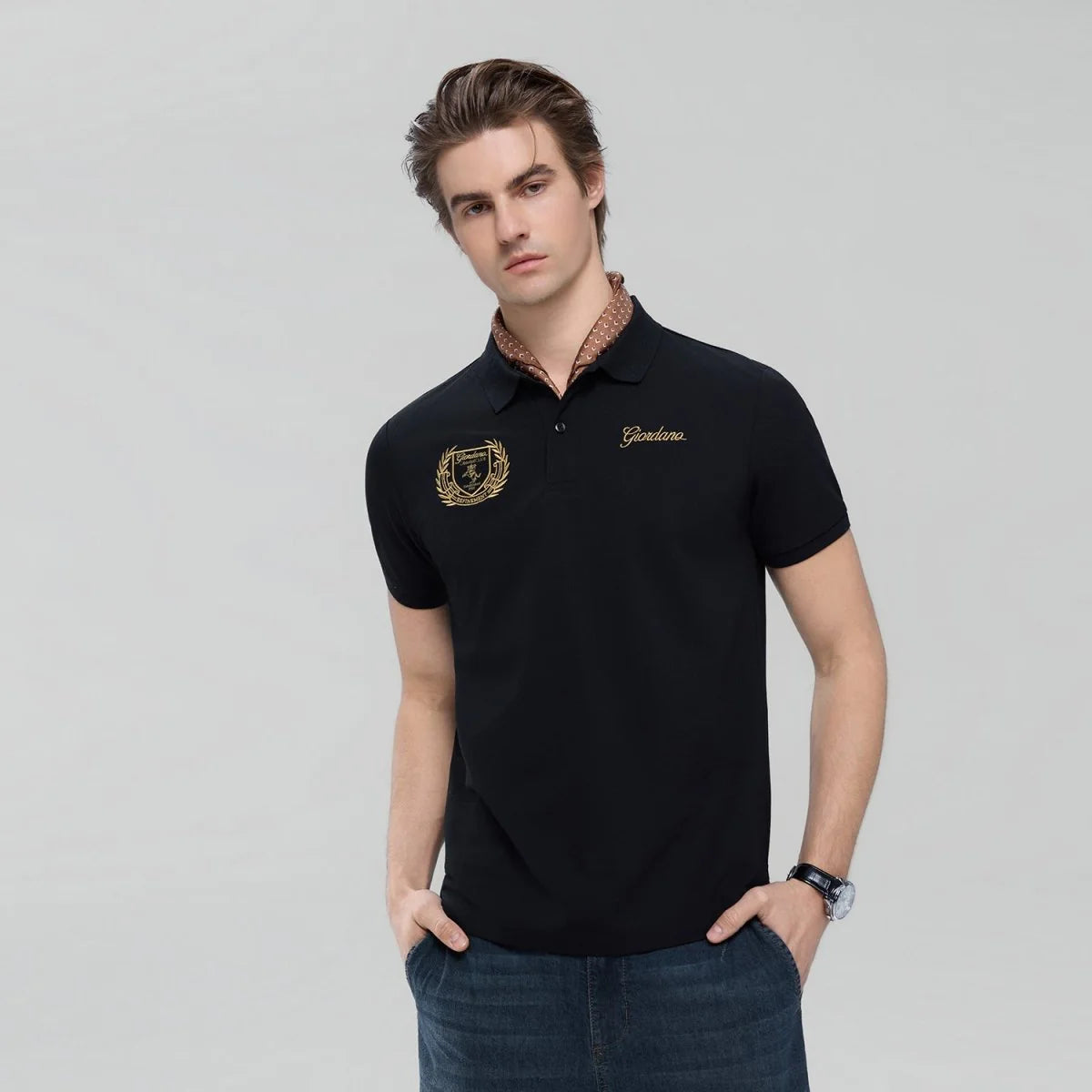 Club House Embroidered Polo