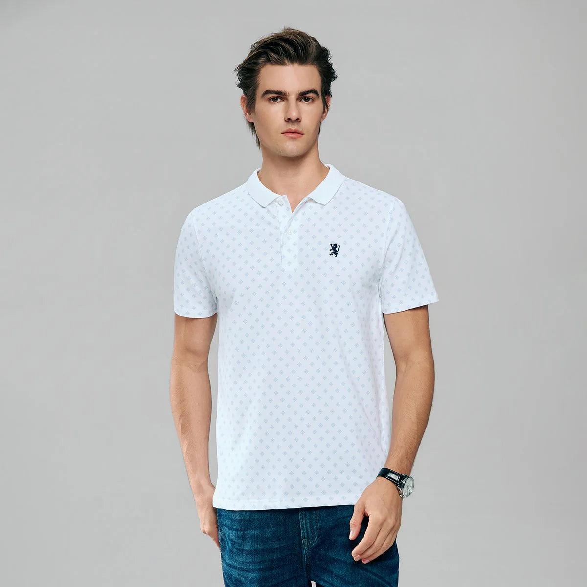 Small Napoleon All-Over-Print Polo