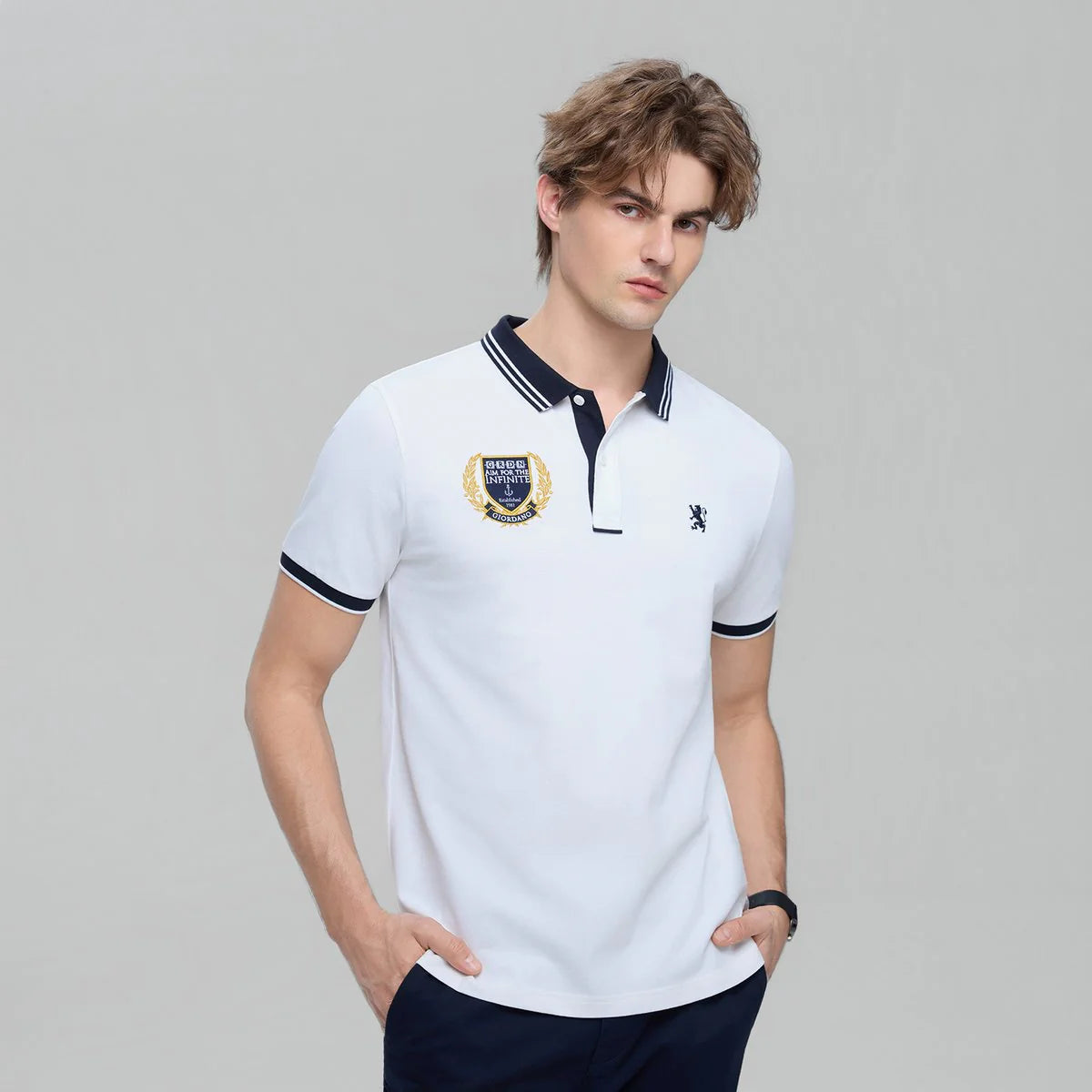Embroidery Bold Polo (Slim Fit)