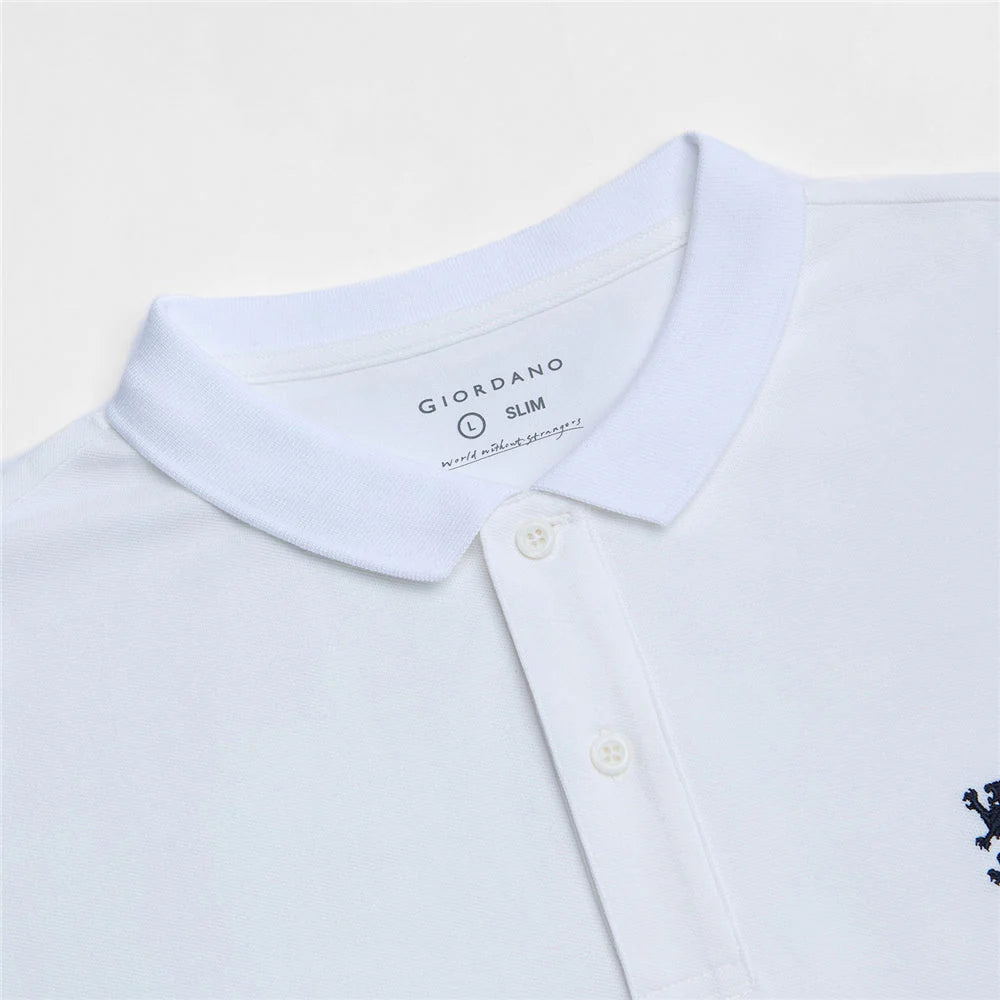 Small Lion Embroidered Polo