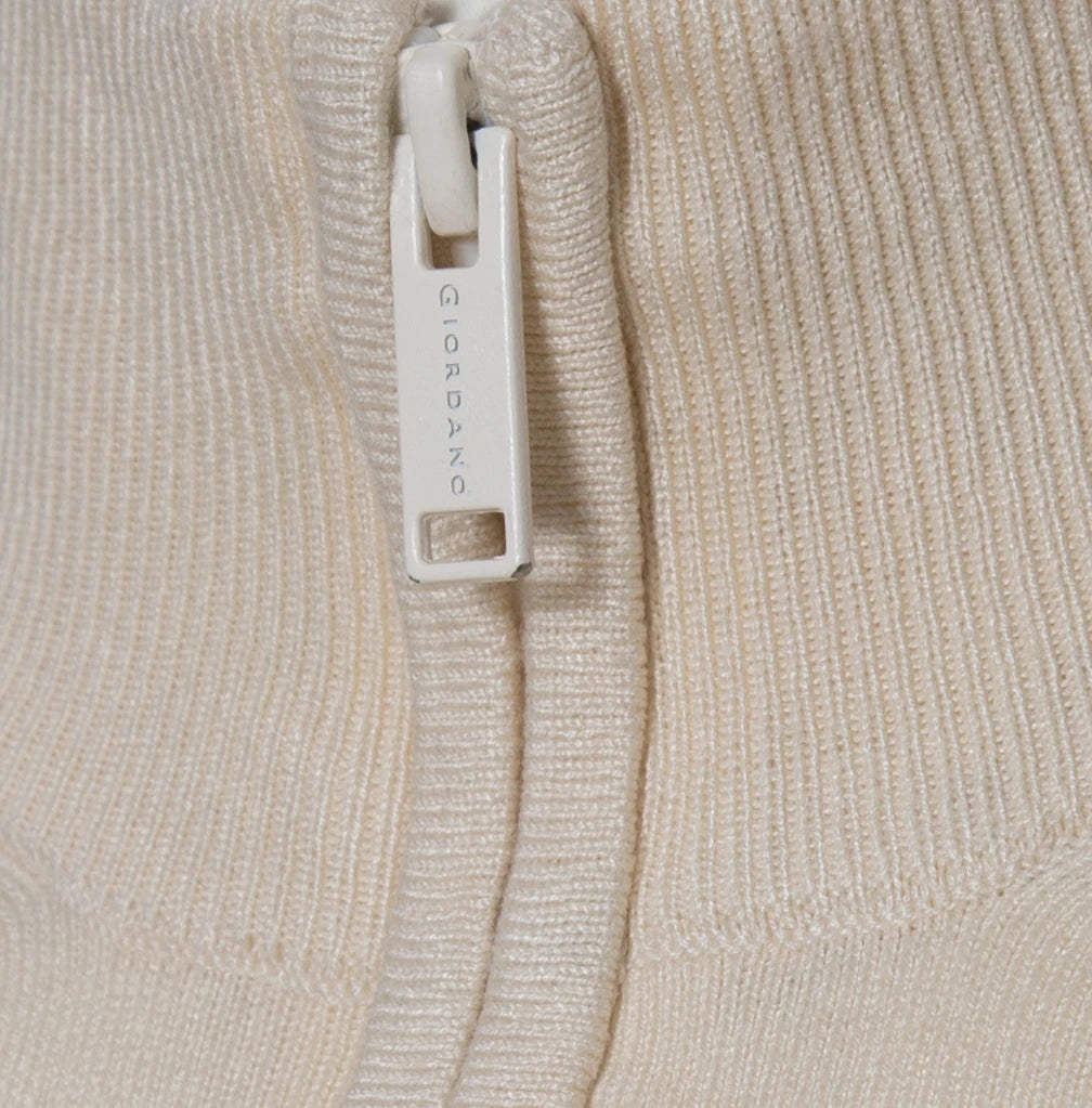 Half-Zipper Viscose Sweater