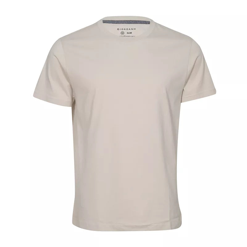 Cotton Jersey Crew Neck Slim Fit Smart Tee