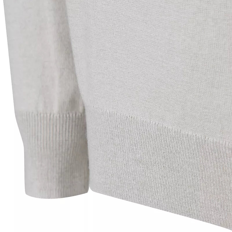 Solid Round Neck Anti-Static Sweater