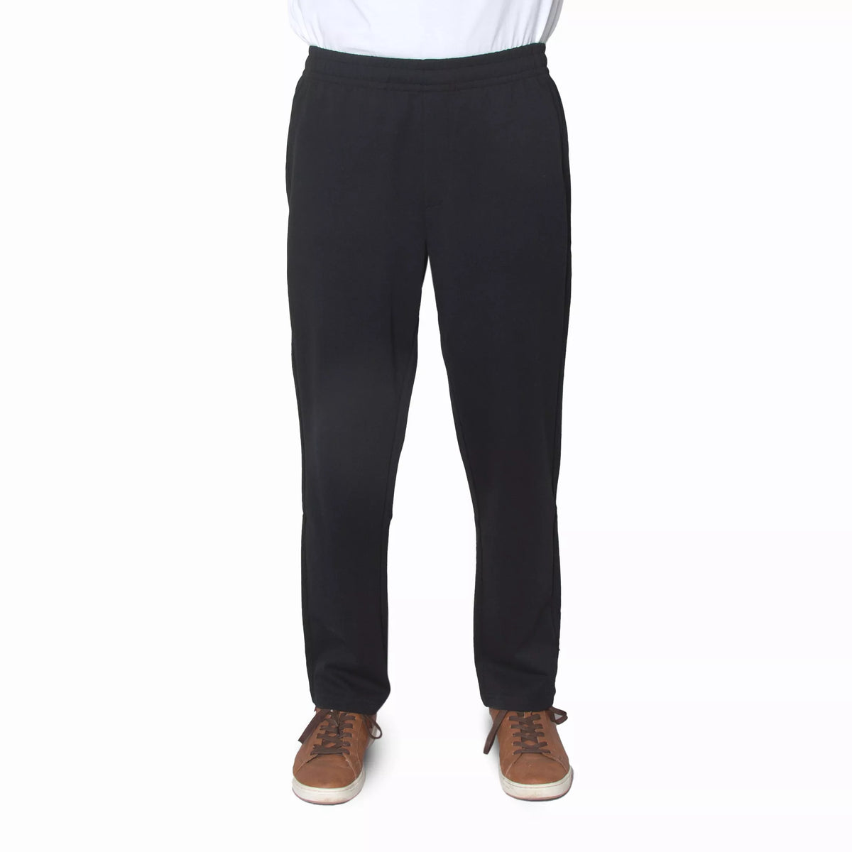 Regular Straight Interlock Jogger with Elastic Waist
