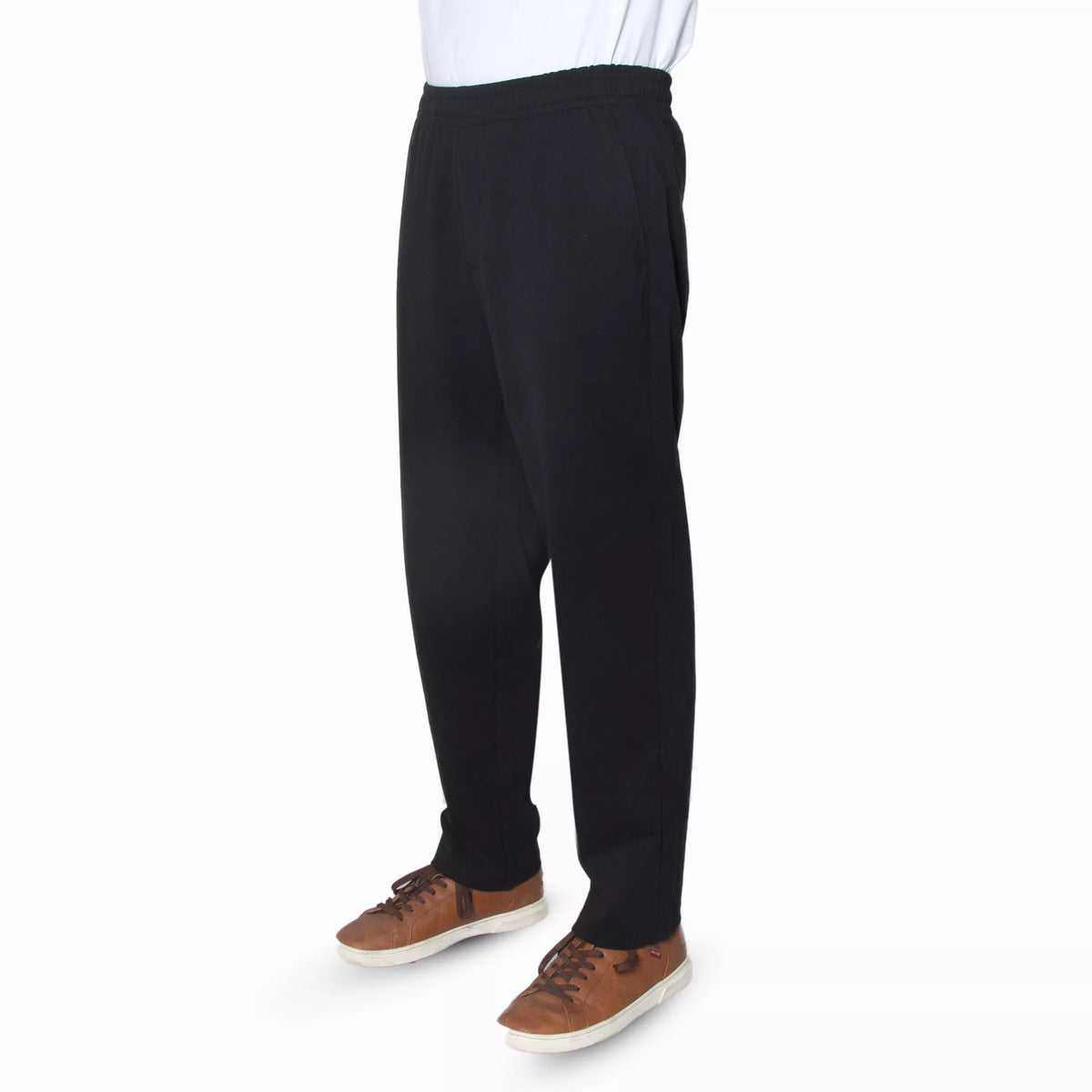Regular Straight Interlock Jogger with Elastic Waist