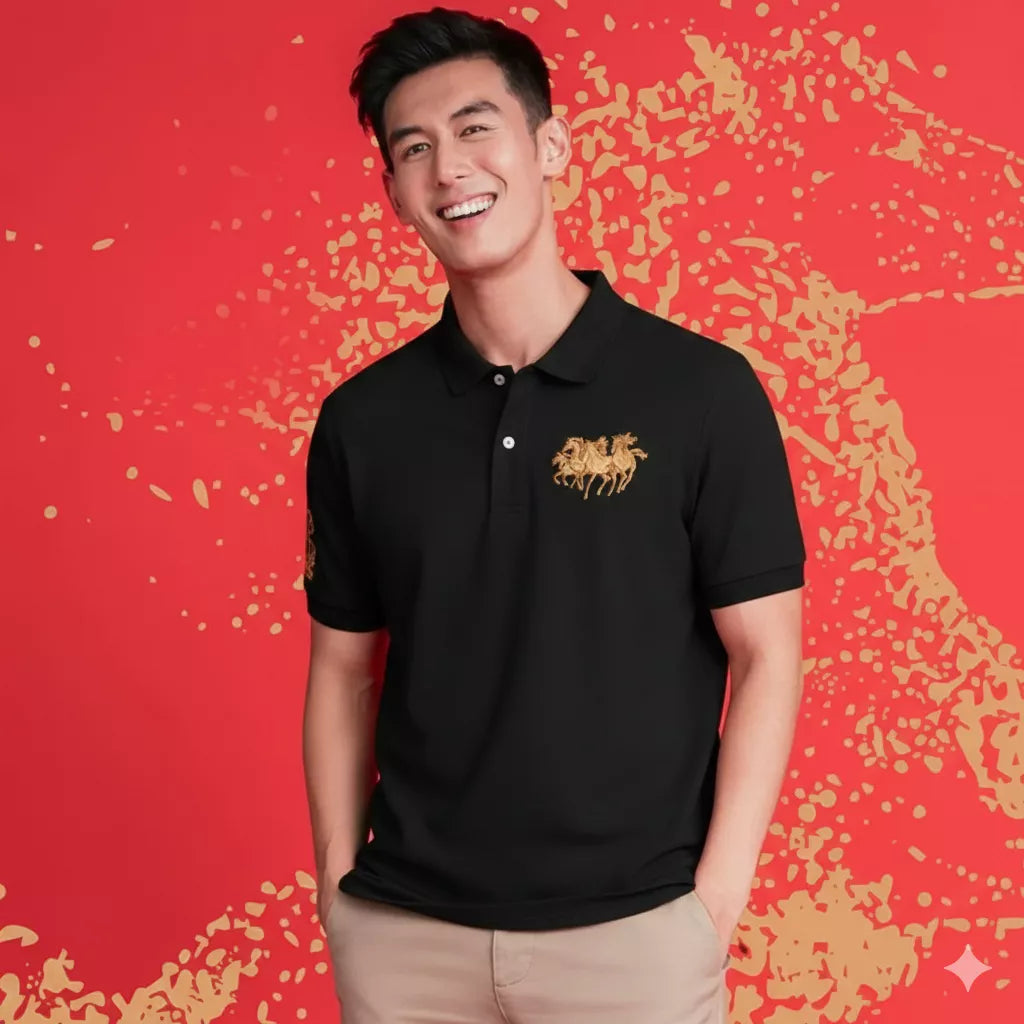 LNY Embroidery Pique Polo