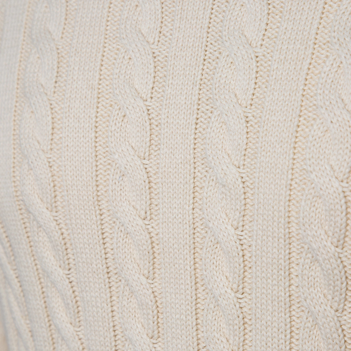 Performance Cable Knit Crew Neck Sweater