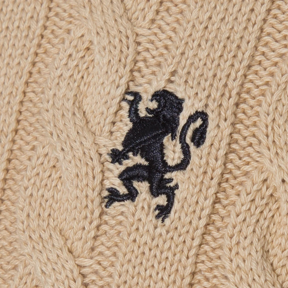 Performance Cable Knit Crew Neck Sweater