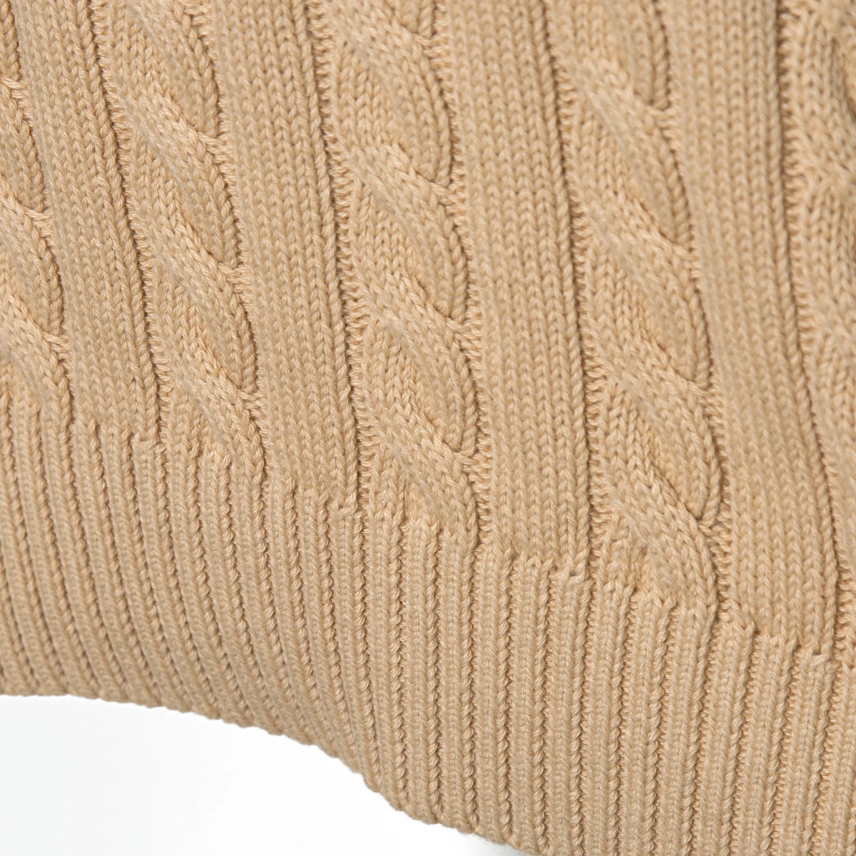 Performance Cable Knit Crew Neck Sweater