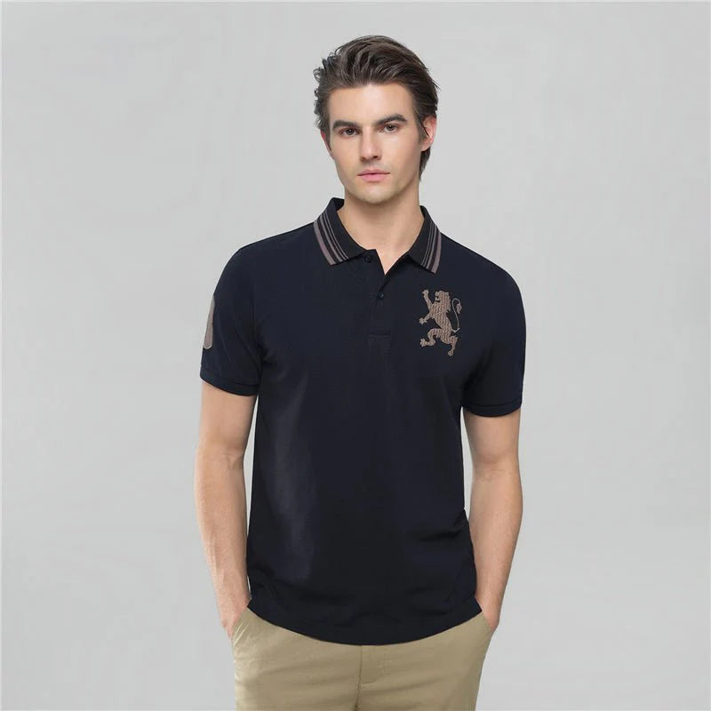 3D Lion Embroidery Polo (Exclusive)