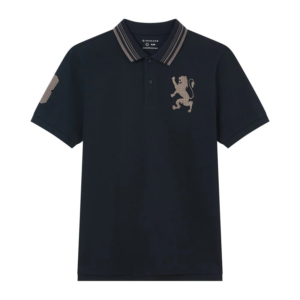 3D Lion Embroidery Polo (Exclusive)
