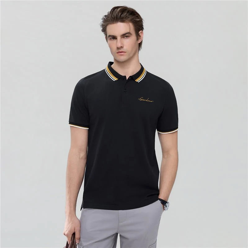 Signature Embroidery Slim Pique Polo