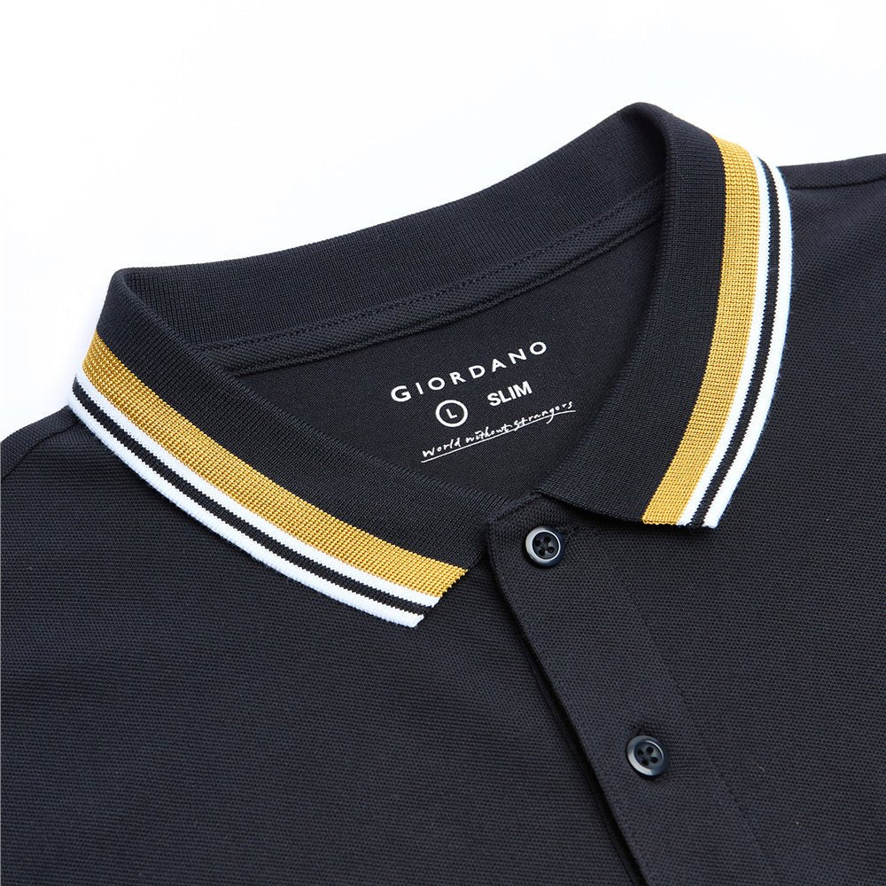 Signature Embroidery Slim Pique Polo