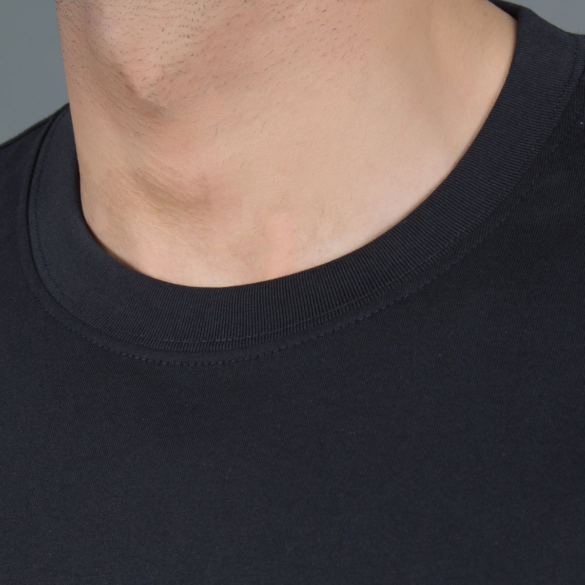 Cotton Crewneck Slim Fit Tee Short Sleeve