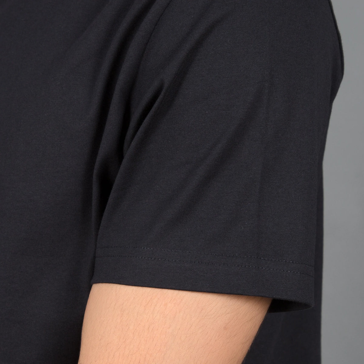 Cotton Crewneck Slim Fit Tee Short Sleeve