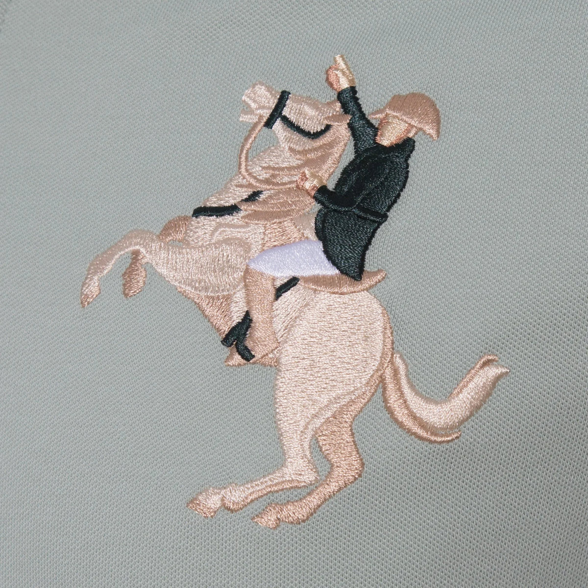 Slim Pique Polo With 3D Napoleon Embroidery