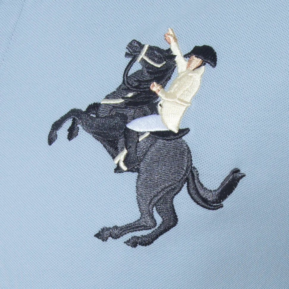 Slim Pique Polo With 3D Napoleon Embroidery