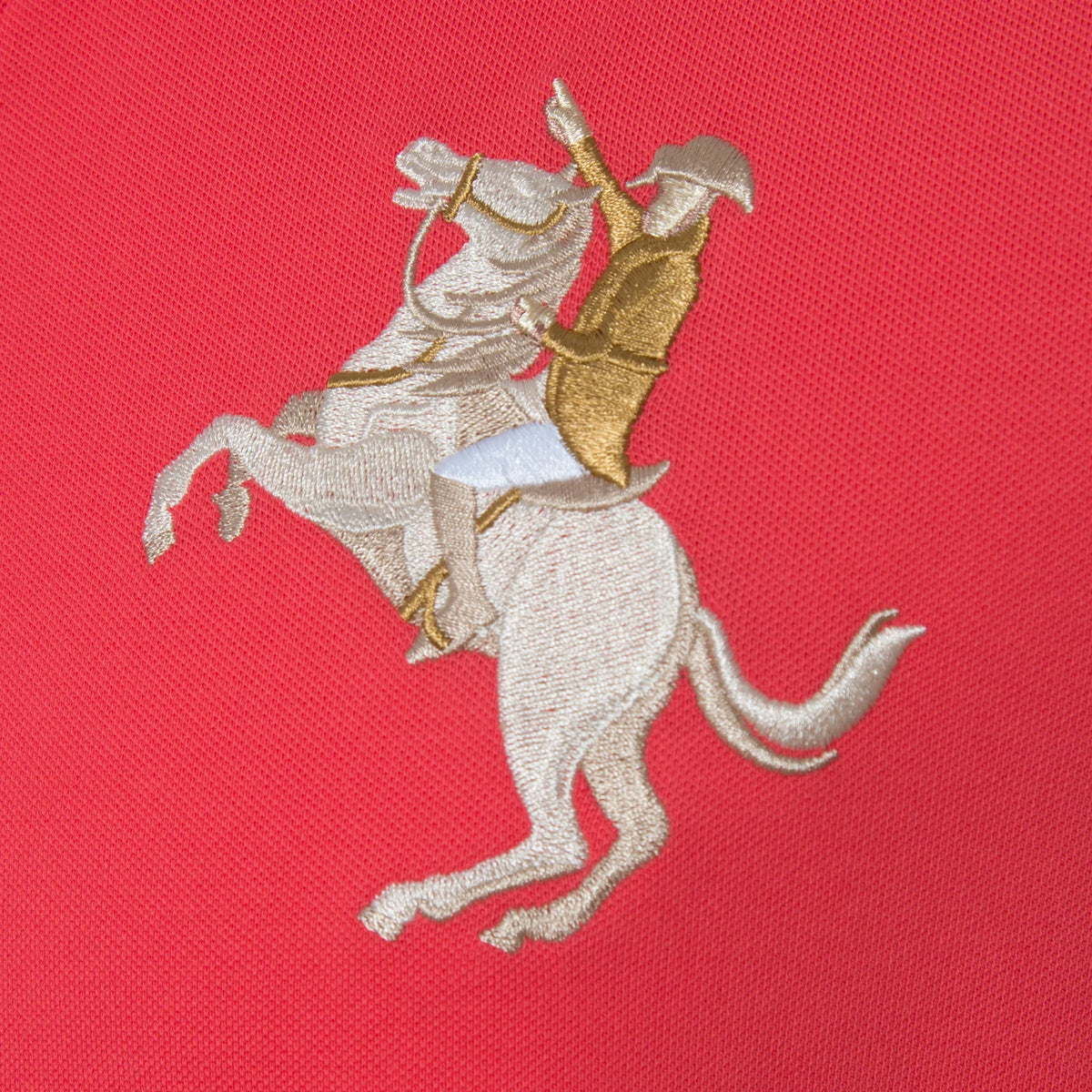 Slim Pique Polo With 3D Napoleon Embroidery