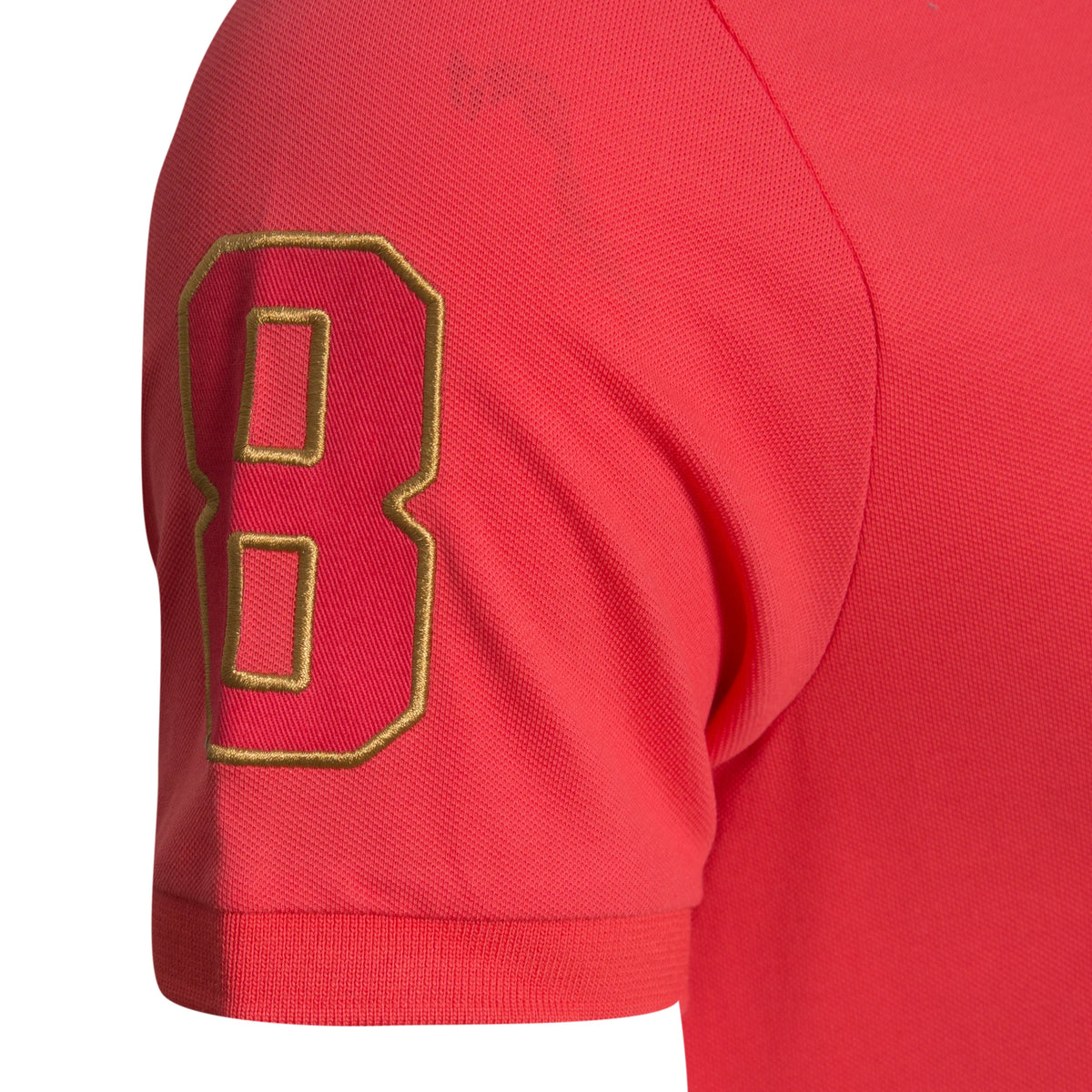 Slim Pique Polo With 3D Napoleon Embroidery