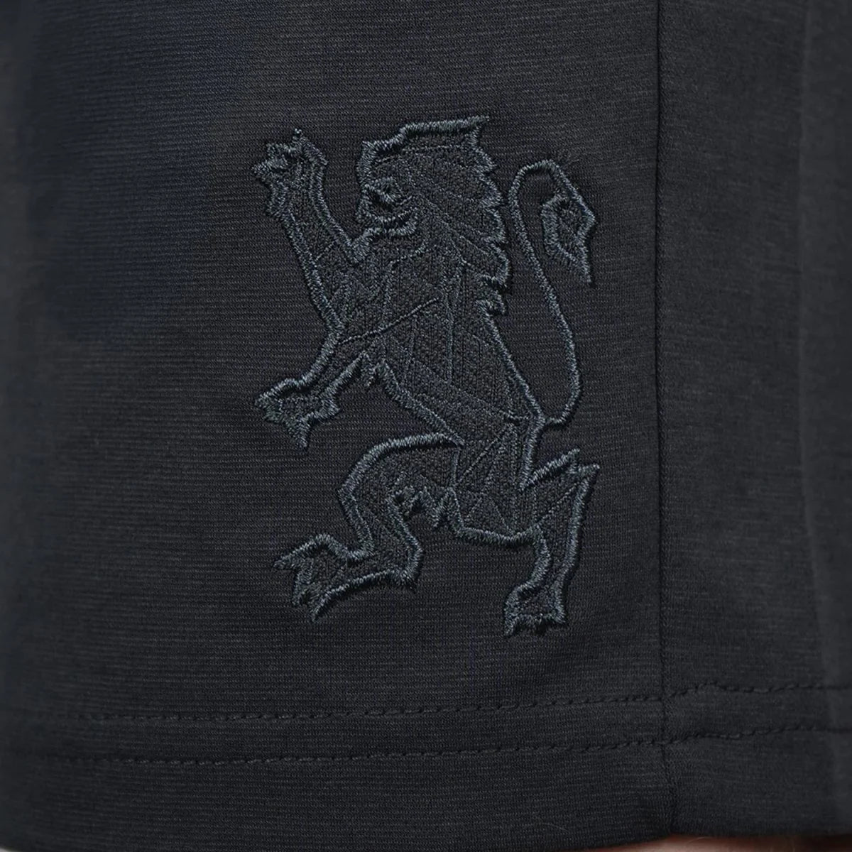 Embroidered 3D Lion Logo Short