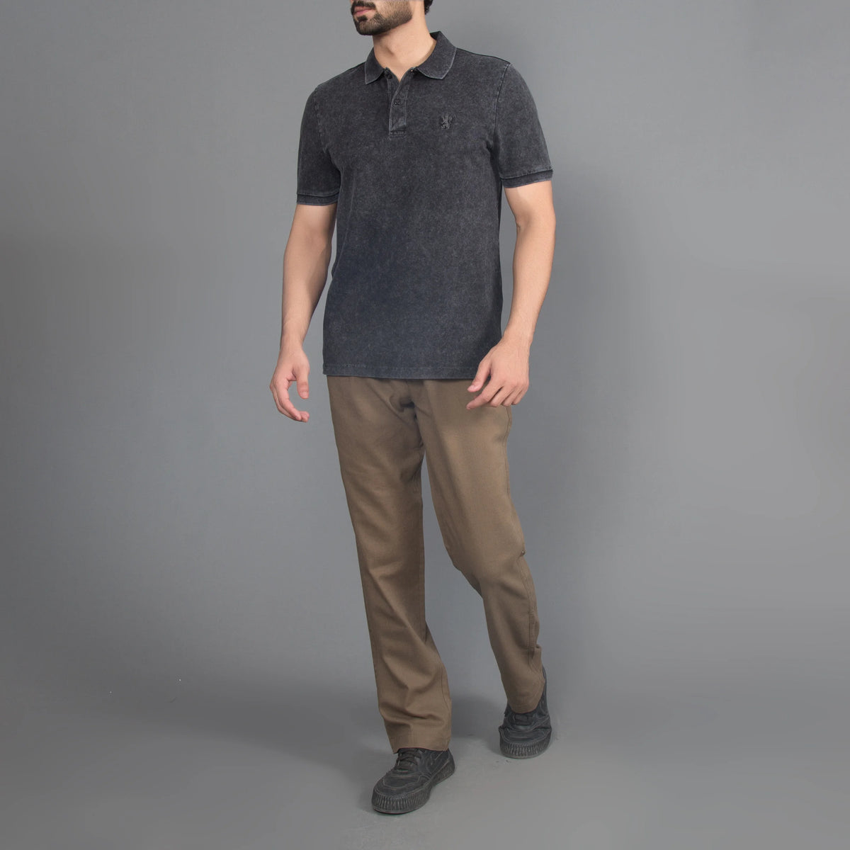 Slim Fit Pique Garment Dye Polo